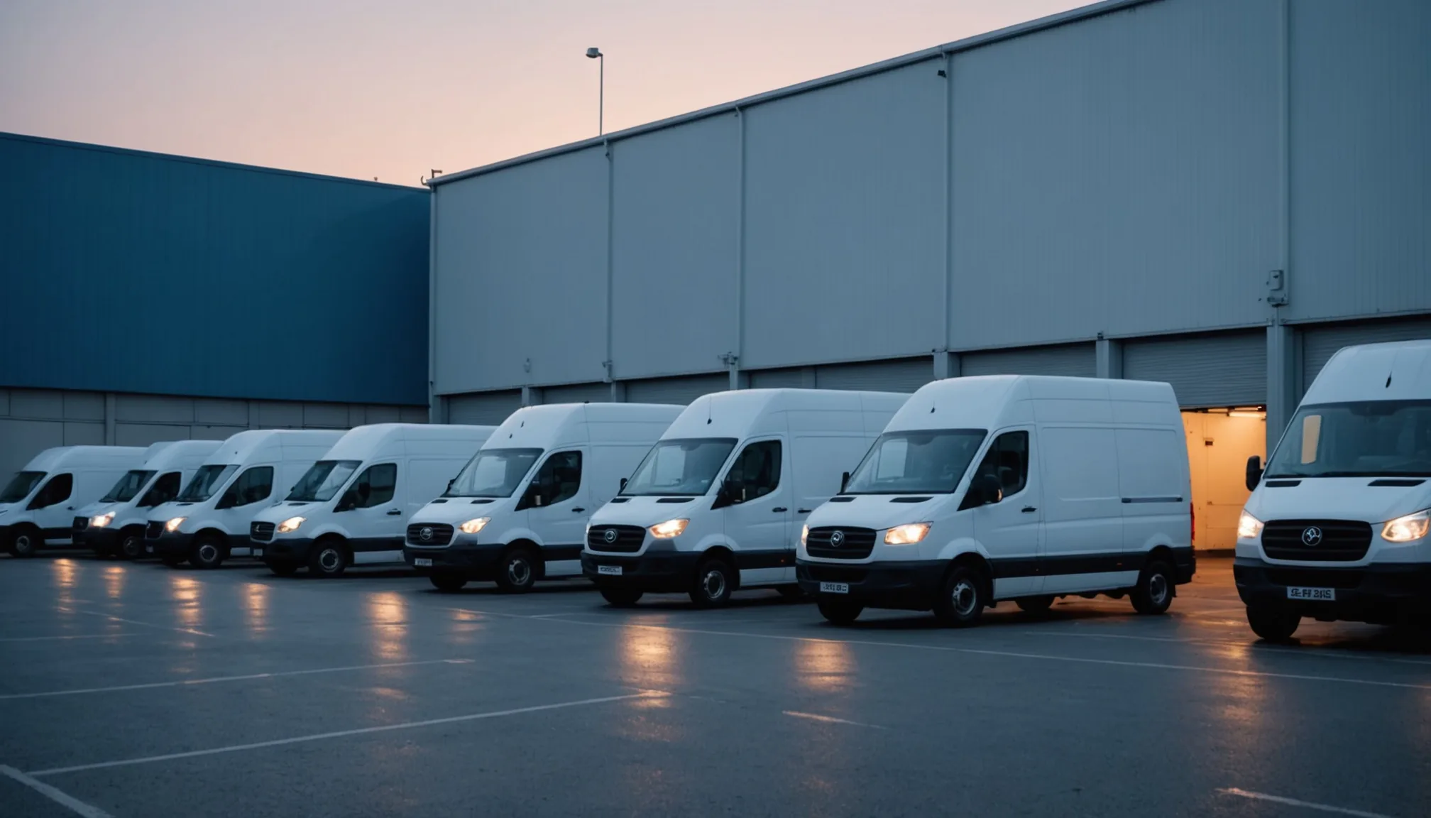 The morning dispatch window at a regional parcel carrier